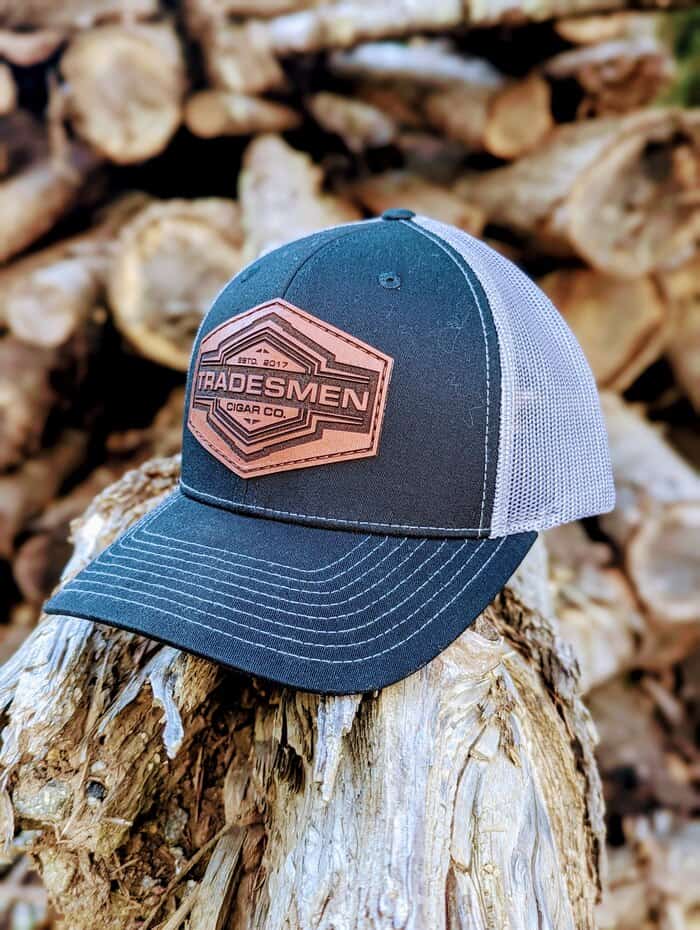 Tradesmen Leather Patch Trucker Hat - Image 5