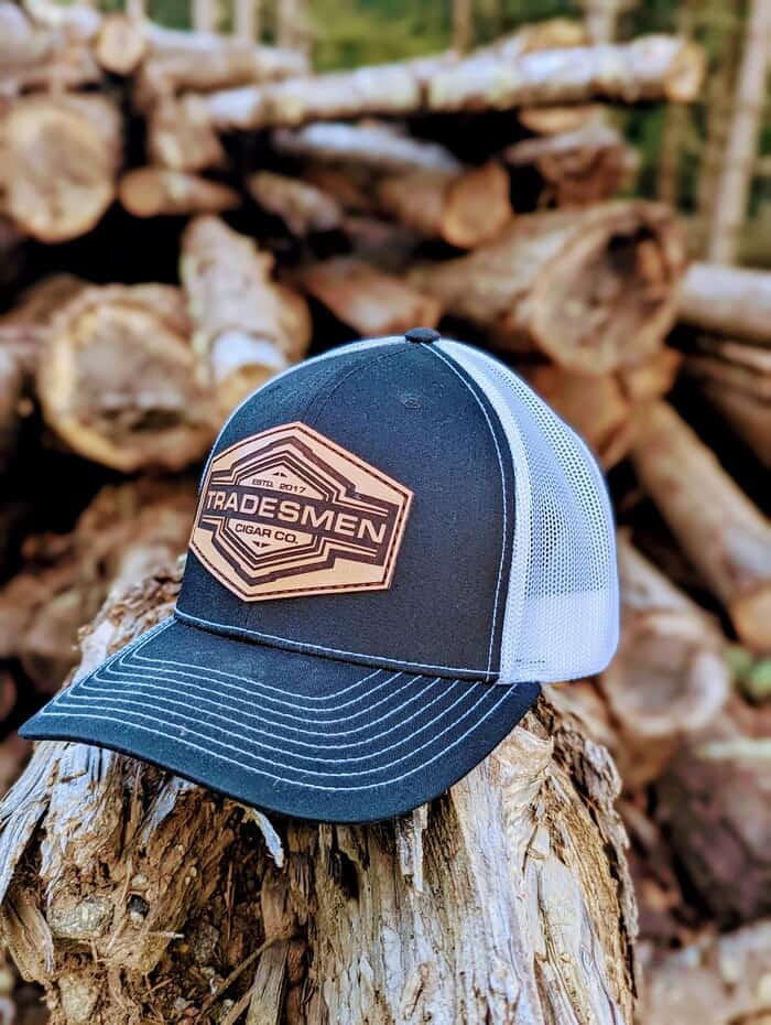 Tradesmen Leather Patch Trucker Hat - Image 4